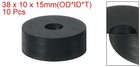 10pcs Thick Rubber Spacer  1-1 2 Inch Od X 3 8 Inch Id X 9 16 Inch Thickness