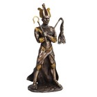 Osiris Egyptian God Bronze Finish Resin Statue Figurine 11 Inch