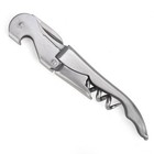 1 - 60 Stainless Corkscrew Doubled Hinged Waiters Wine Bottle Opener Foil Cutter