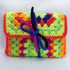 Handmade Crochet Book Sleeve   Velvet Bookmark Gift Set Book Lovers Fully Lined