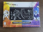  new  Nintendo 3ds Xl Solgaleo Lunala Edition Complete  cib  Matching Serial