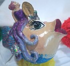 Kathrines Collection Mermaid Riding Glitter Fish Figurine Decor Hand-painted Spa