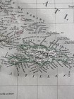 Caribbean Gulf West Indies Central America 1829 Lapie Scarce Large Folio Map