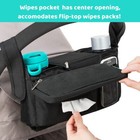 Stroller Organizer With Non Slip Straps Stroller Caddy  Cup Holder  Stroller Bag