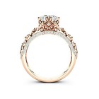 Vintage 2 Ct Round Cut Moissanite Stone Engagement Ring 14k Solid Yellow Gold