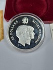 1981 Jamaica Royal Wedding Charles   Diana Silver  25 Proof Dollar Coin W  Ogp