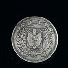1939 Dominican Republic Un Peso Silver Libertad Coin  2 Key Date Low Mintage 15k
