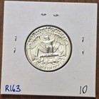 1962 Washington Quarter Silver Proof 25c Uncirculated Coin  r163