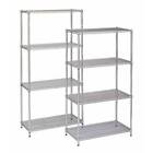 Zoro Select 1pgg5 Wire Shelving Unit  24 d X 24 w X 74 h  4 Shelves  Chrome
