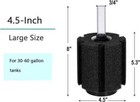 Aquarium Sponge Filter Breeding Fry Betta Shrimp Nano Fish Tank 4pcs  large Up T
