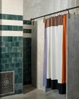 Hay Pivot Shower Curtain 180x200cm Cotton Fabric Nordic Geometric Bathroom Decor