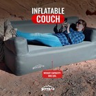 Outdoors Inflatable Couch W  Built-in Pump  Portable Sofa For Camping  open Box 
