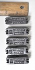 Vintage Letterpress Wickersham  2 Quoins