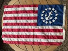 Vintage Taylor Made U s  Yacht Ensign Flag 13-star  30  X 20  Boat Ship Navy