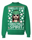 Ugly Christmas Sweater   Smells Like Christmas Spirt   Funny Meme 