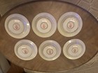 Set Of 6 Rare Designer Wl Chinoiserie Green Parrot Bird Botanical Plate 10 25   