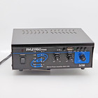 Pyle Pro Pcau33 Mini 75 W X2 Stereo Power Amplifier     Usb     Compact Hi-fi Amp