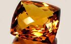 Vintage 74ct Scotland Citrine  Medieval Cairn Stone Merchant Money Snake Amulet