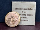 1960 So-called Dollar - Pony Express Centennial Medal Hk-583 Rd Rich Toning