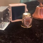 Vintage Souvenir Collectible Sewing Thimbles Ky Uk Nc El Paso W  2 Mini Bells