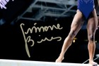 Simone Biles Signed 8x10 Photo Olympics Gold Medalists Gymnast Jsa