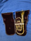 Vintage Besson  uk  Bb Compensating 3 4 Baritone Horn C  1965 With Case