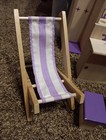 Kidkraft Wooden Doll House Furniture Shower Chairs Small Table Kitchen Toy
