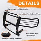 Fits 2007-2014 Suburban Tahoe Avalanche 1500 Bumper Grill brush Guard In Black