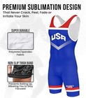 Exxact Sports Sublimated Men s Wrestling Singlets  Powerlifting Singlet
