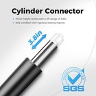 Mesh Chair Swivel Mid Back Office Chair Ergonomic Executive Computer Desk Seat 