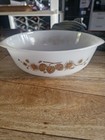 Pyrex Agee Pyrex Golden Pine Round Casserole W Lid Vintage Australian Cr300