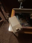 1954 Singer 306k Vintage Beige Sewing Machine Made In Bridgeport  Ct Works Great