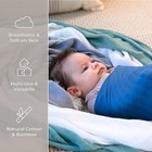 Muslin Swaddle Blankets - Soft Silky Baby Boy Blankets 47 X 47 Inches  Pack Of 4