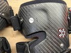 Asterisk Carbon Cell 1 0 Knee Braces Pair Medium Size Open Box