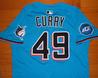 Miami Marlins Xzavion Curry 2025 Game Issued Un Worn Used Jersey  guardians 