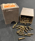 12 Vintage 5 8  Long  4 Round Head Brass Wood Screws