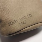 Original Ww2 Us Canteen Cover Foley Mfg  1942 Wwii Nice Example