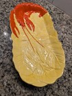 Lobster crawfish Maruhon Ceramic Plate Made In Japan Vintage