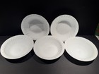Corelle Enhancements White Swirl Dinner   Salad Plates  Bowls  Mugs 19 Piece Set