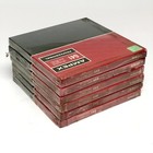 Lot Of 6 Vintage Ampex 641 Professional 7  Reel To Reel Tape 1800    1 4  Nos