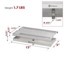 Kegco 12 Inch X 5 Inch Drip Tray With Drain  Bf Dp-120d