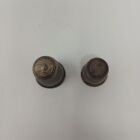 Lot Of 2 Antique Sterling Silver Thimbles  12 Simon Bros  10 Waite Thresher  