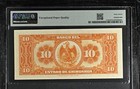 1913 Mexico  Banco Del Estado De Chihuahua 10 Pesos  S133a Pmg 67 Epq   Top Pop
