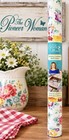 The Pioneer Woman Sweet Romance Adhesive Shelf Liner Floral 20  X 12  Roll