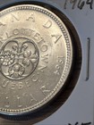 Vintage 1964 Canada Silver Dollar Proof Like 80   Silver Coin