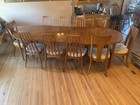 Vintage 1960   s Niels Koefoeds Hornslet Teak Table And Chairs Made In Denmark