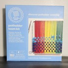 New Traditional Potholder Weaving Kit - Metal Loom  Cotton Loops - 7  7