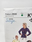 Kwik Sew 2899 Misses Top Size Xs-xl Vintage Uncut Pattern Kwik Serge Kerstin