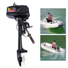 3 6hp Outboard Motor  Low Noise 80db  Top Speed 5500rpm suitable For Small Boats