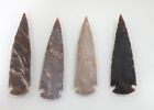    5  Flint Spearhead Arrowhead Ohio Collection Project Point Knife Blade   